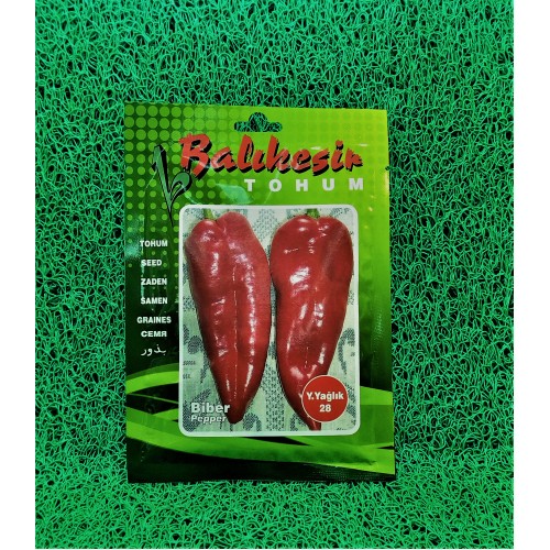 BİBER TOHUMU YALOVA YAĞLIK 28 25GR